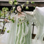 Ethereal Butterfly Embroidery Tang Dynasty Style Hanfu Set - Improved Big-Sleeve Cardigan & Camisole Dress