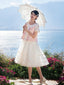 Tian E Meng Modern Hanfu Set - Knit Vest & Square Neck Dress