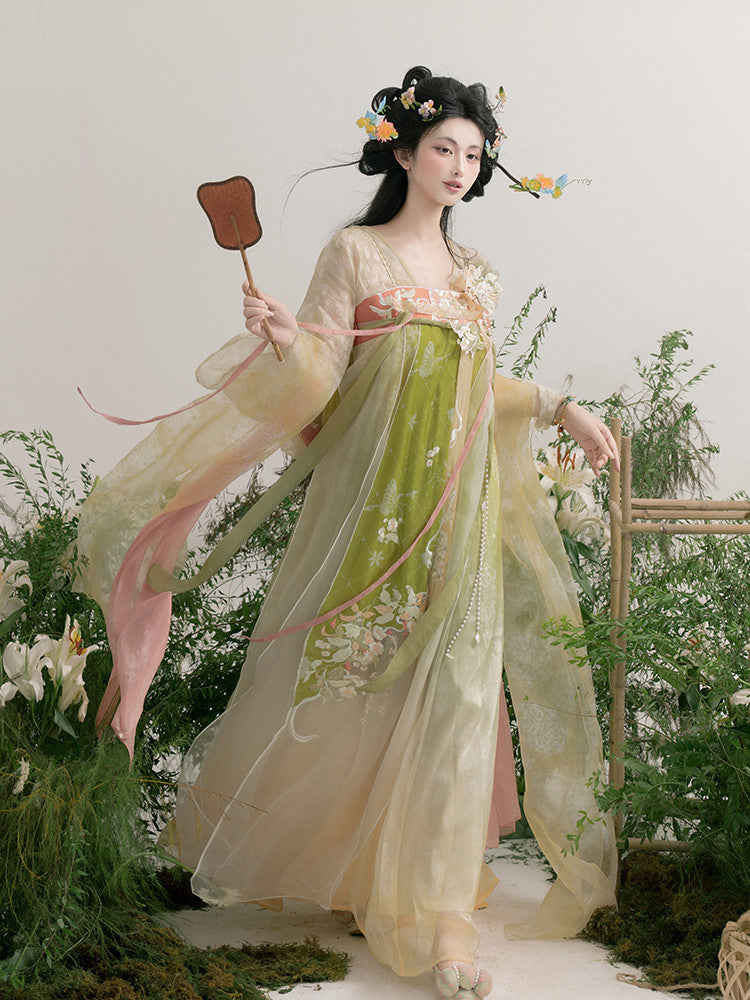 [Pear Garden] Tang Hanfu - Heavy Embroidered Ruqun Set