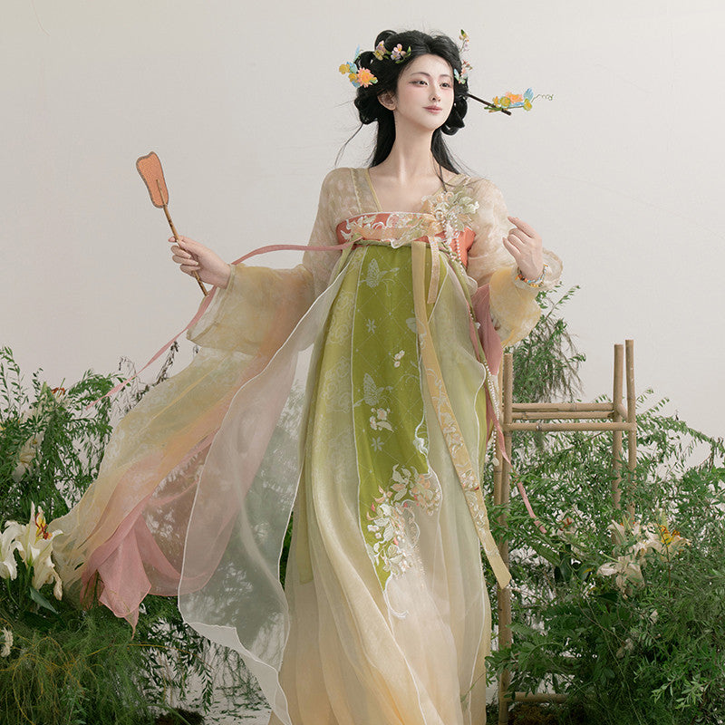 [Pear Garden] Tang Hanfu - Heavy Embroidered Ruqun Set