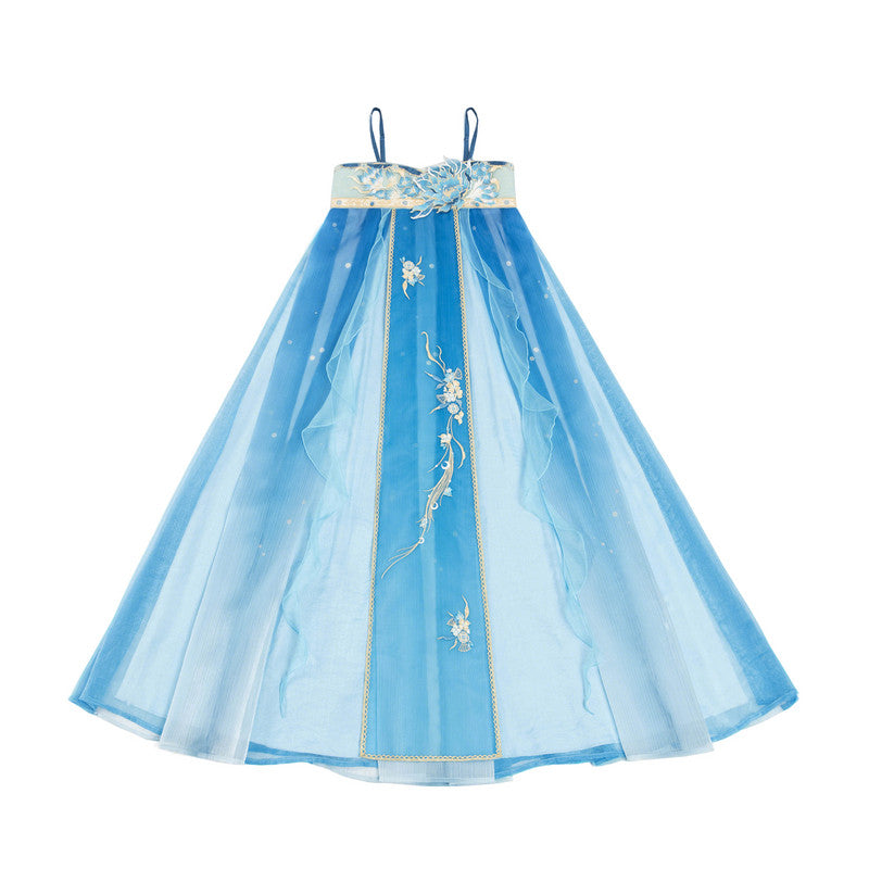 [Moonlit Night] Modern Hanfu Set - Chinese Style Wide Sleeve Coat & Dress