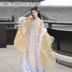 [虞霓裳] 缥缈汉服 - 唐制诃子裙套装