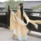[虞霓裳] 缥缈汉服 - 唐制诃子裙套装