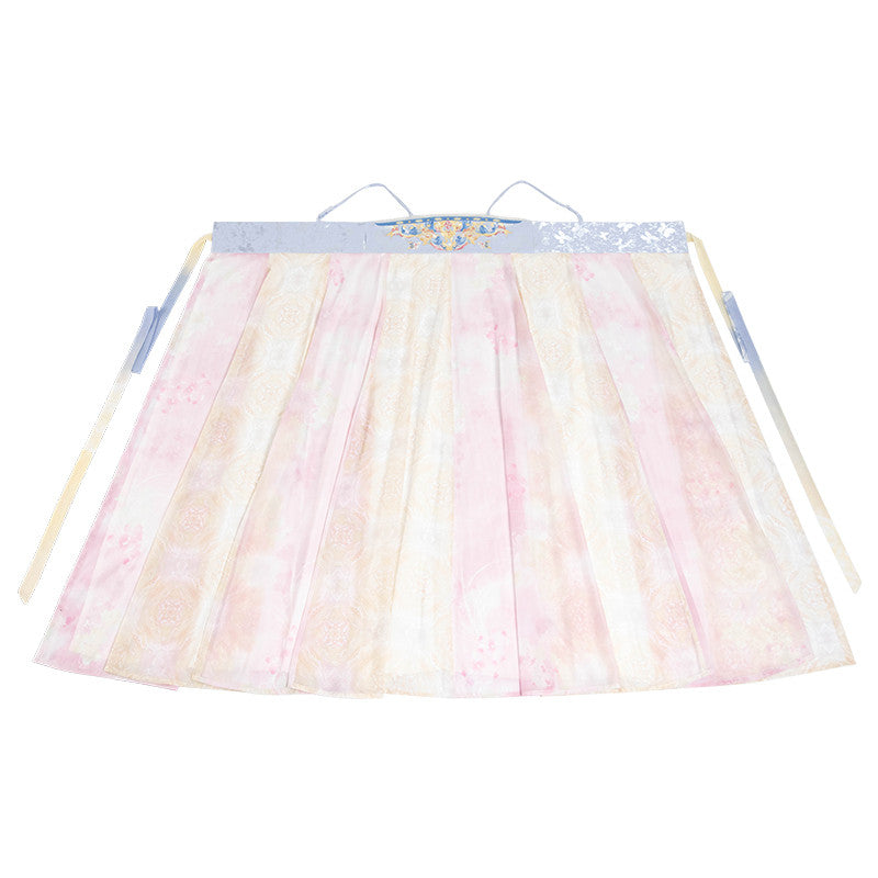 传统汉服套装 - 粉蓝女士夏季服装
