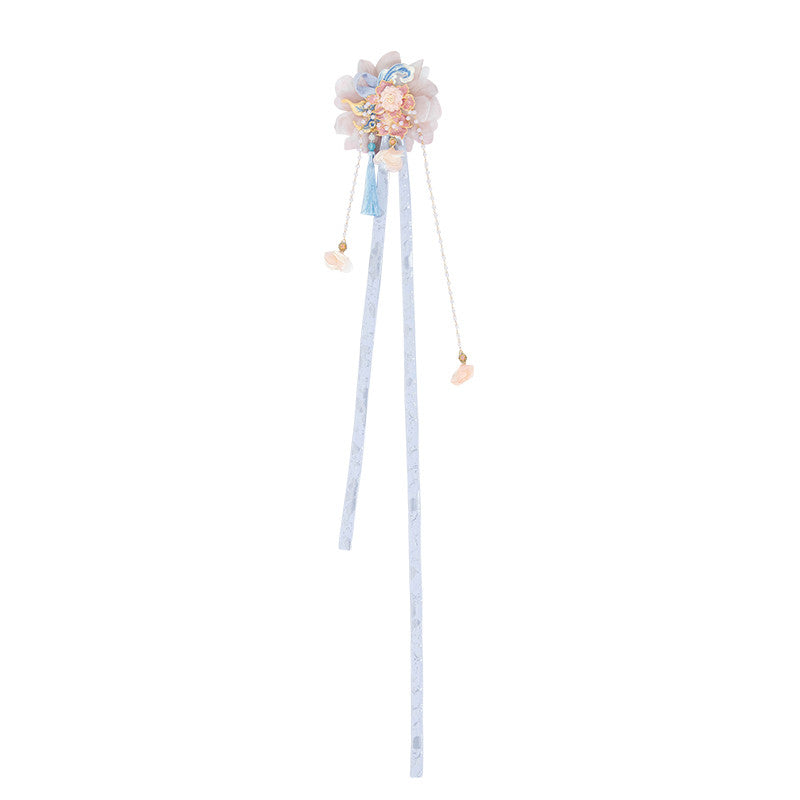 传统汉服套装 - 粉蓝女士夏季服装
