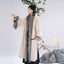 [林雪] 中性唐汉服 - 加绒圆领长袍外套