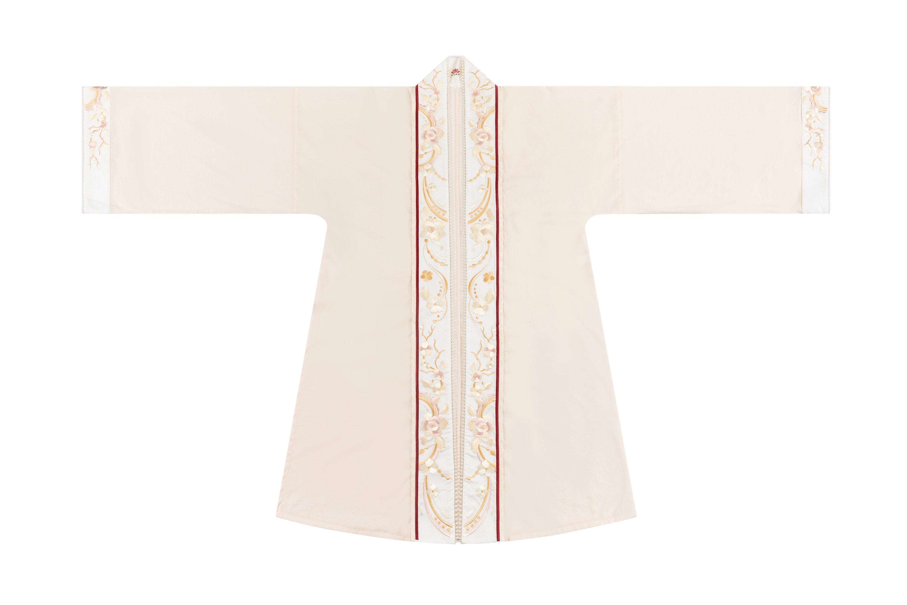 "Qinse Qi" Chinese Wedding Hanfu: Embroidered Robe & Xiapei Set