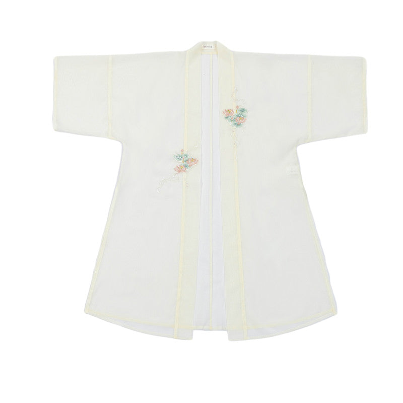 “山抹微云”仙鹤汉服：小个子友好妈咪裙套装