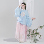 “浮光”2024新款汉服：绣花明制袄裙套装