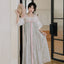 “雾里看花”可爱汉服：假两件套夏装