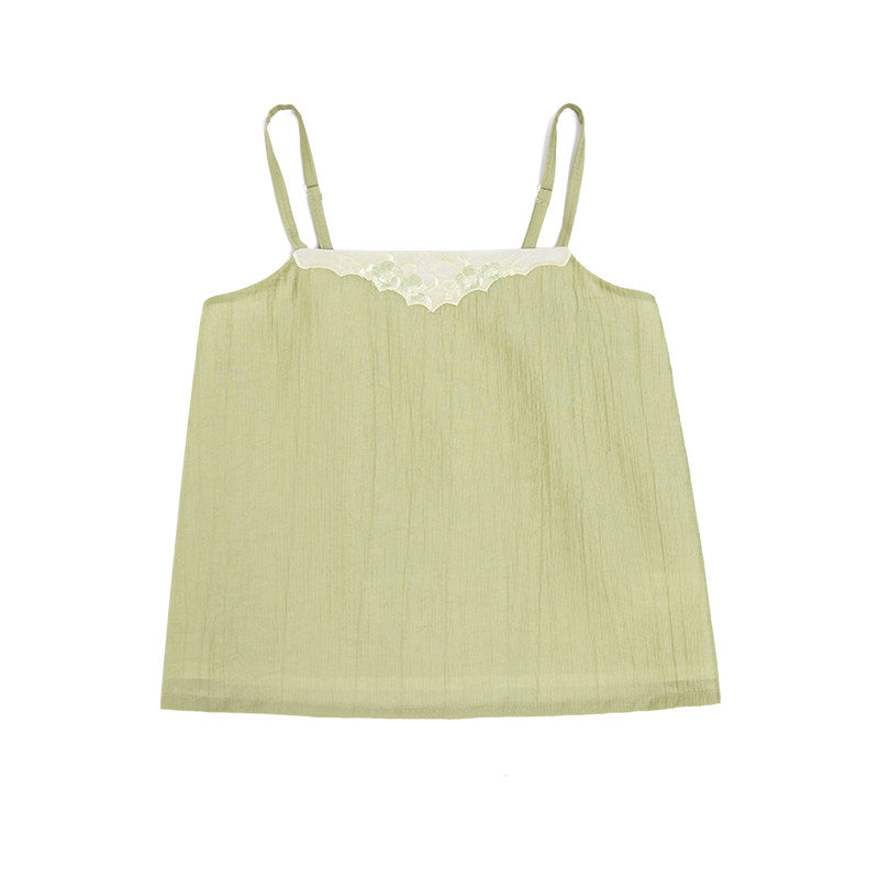 [Ling Lan Yu] Cool Tencel Han Element Summer Set - Daily Wear