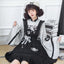 "Little Snow" Hanfu Set: Embroidered Dress & Overlay 2-Piece