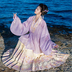 “紫藤萝”金织马面裙与两穿汉服套装