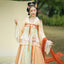 [碧桃天] 十二花神：石榴晋制汉服 - 女士改良花神套装