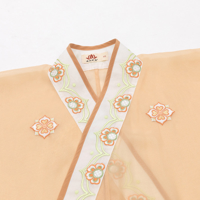 [碧桃天] 十二花神：石榴晋制汉服 - 女士改良花神套装