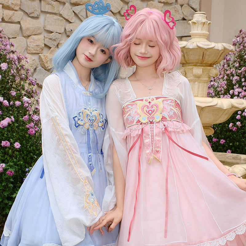 [Official] Balala the Fairies x Meixue: Pink China Chic Hanfu Ruqun Set
