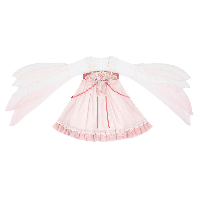 [Official] Balala the Fairies x Meixue: Pink China Chic Hanfu Ruqun Set