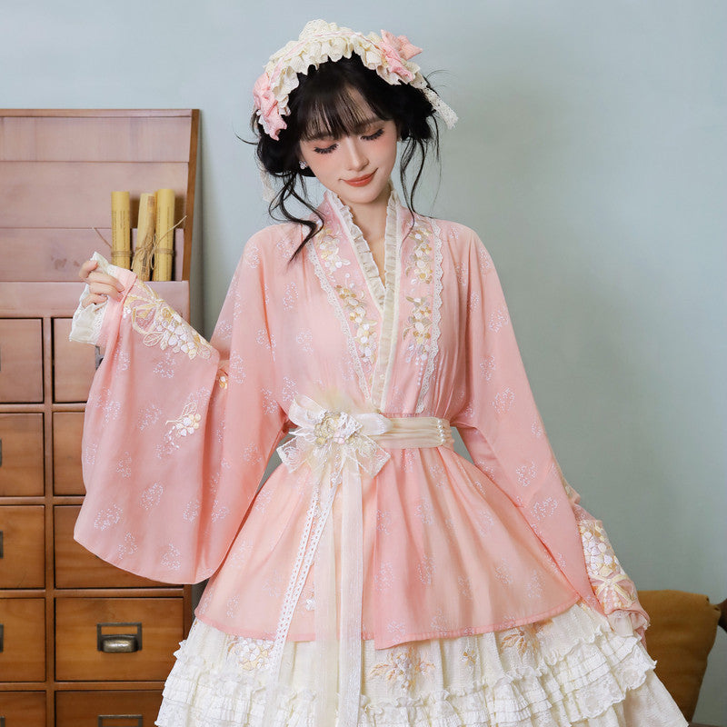 "Little Star Yarn" Ming Hanfu: 2-Way Wear Pipa Sleeve Dress
