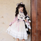 Nai Niu Xiao Mao Ming Dynasty Hanfu - Embroidered Mamian Skirt & Top Set - Modern Chinese Style