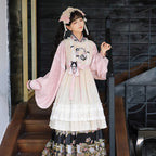 Nai Niu Xiao Mao Ming Dynasty Hanfu - Embroidered Mamian Skirt & Top Set - Modern Chinese Style