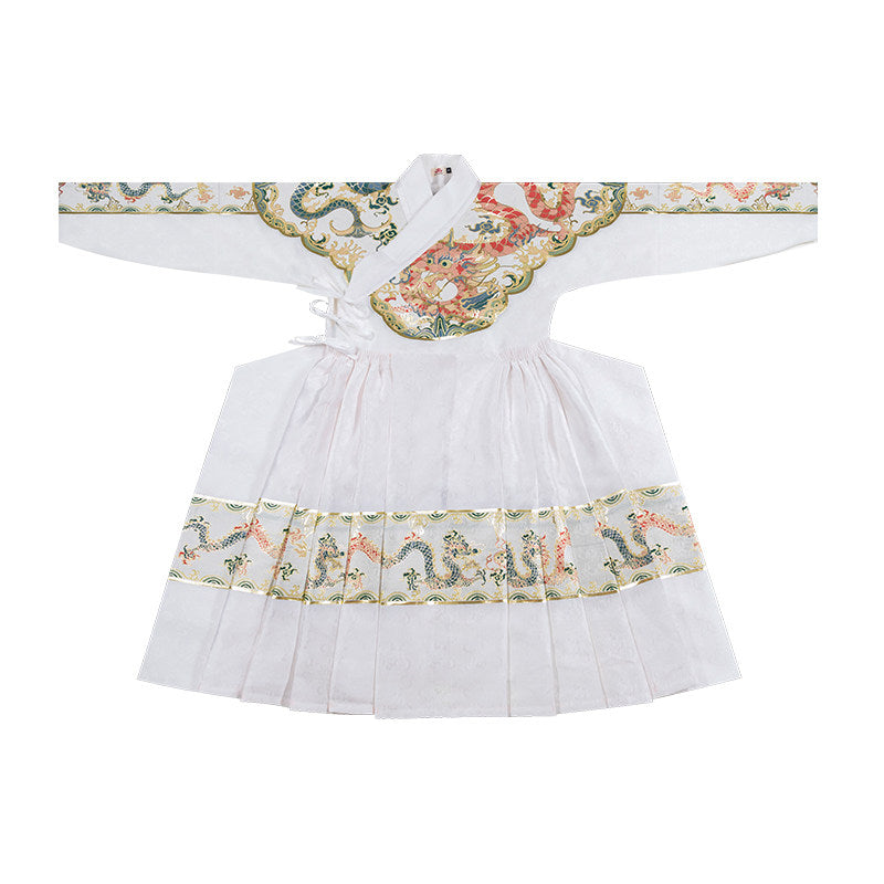 Authentic Ming Dynasty Hanfu: Unisex Woven Gold Flying Fish Suit (Yesa Robe)