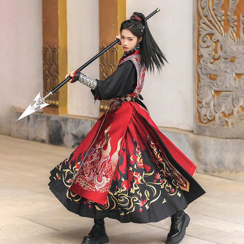 剑网3天策府汉服马甲 - “望西京”男女同款武术外套