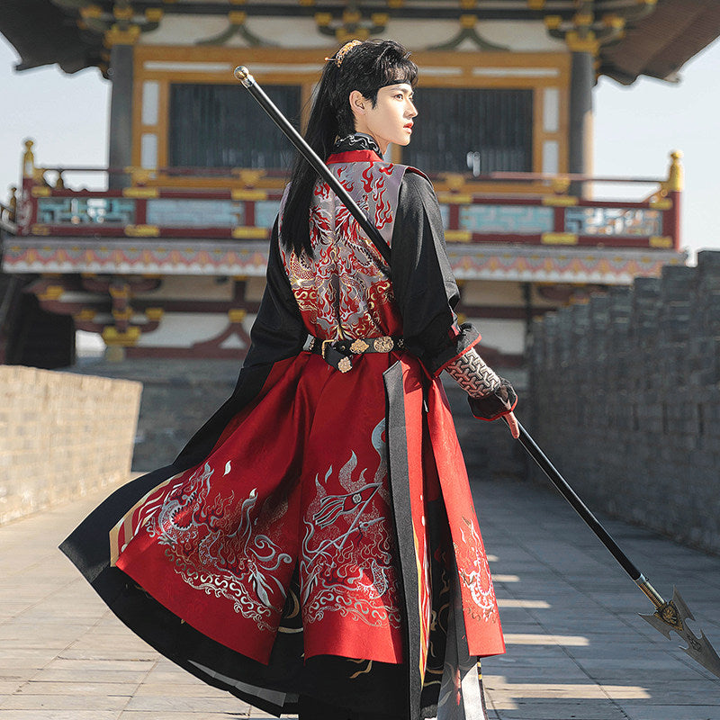 剑网3天策府汉服马甲 - “望西京”男女同款武术外套 副图