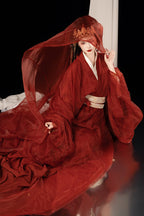  authentic Warring States Robe: Zhiju Hanfu with Long Train