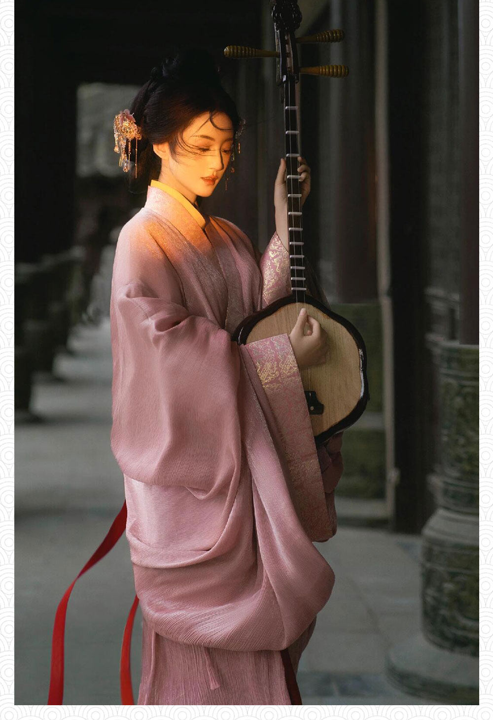 正宗战国直裾汉服：复原深衣长袍