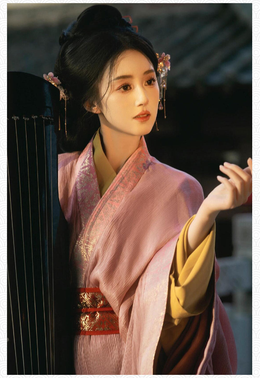 正宗战国直裾汉服：复原深衣长袍