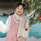 豆乳蜜桃可爱冬季汉服：加绒马甲套装