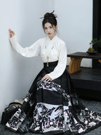[玖尧] 龙年红色马面裙：奢华明制汉服套装