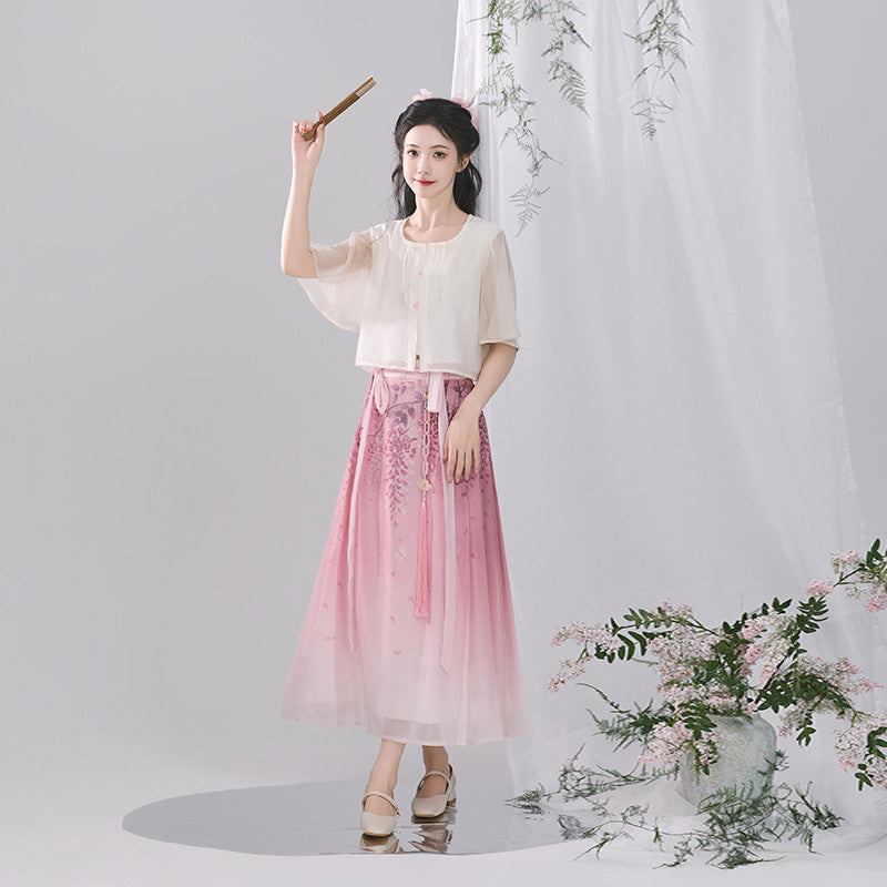 [云落衣衣] 现代汉服：通勤风新中式马面裙