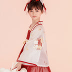 Beary 饭圈女孩国风连衣裙套装 | 烫金刺绣