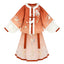 Lucky Cat & Koi Girls Hanfu - Winter Lunar New Year Set