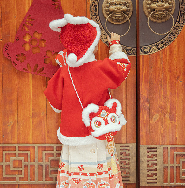 王者荣耀鲁班七号醒狮少女汉服套装