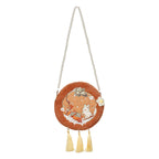 Girls' Lunar New Year Guofeng Set | Red 3-Piece Top Skirt Bag