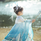 Honor of Kings x Xi Shi Girls' Guofeng Wide-Sleeve Dress