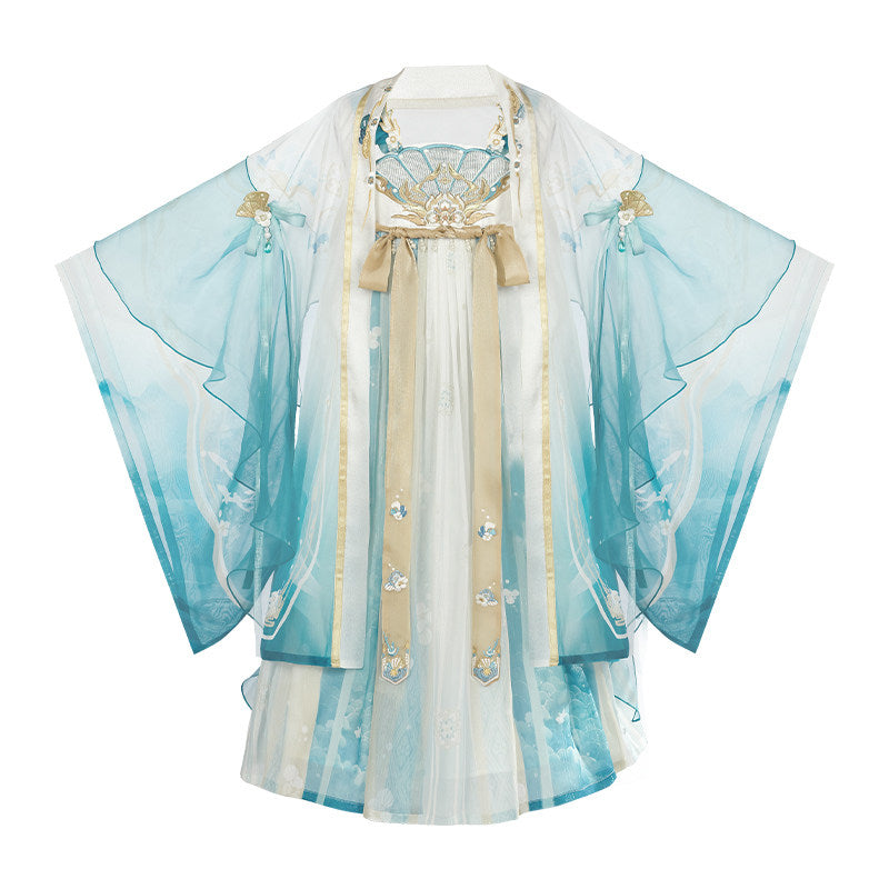 Honor of Kings x Xi Shi Girls' Guofeng Wide-Sleeve Dress