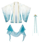 Honor of Kings x Xi Shi Girls' Guofeng Wide-Sleeve Dress