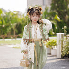 Spice Dreamer Girls' Guofeng Set | Daily Top & Skirt Outfit