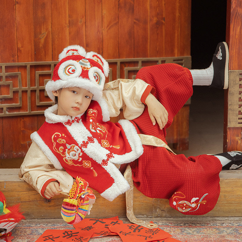 Honor of Kings Luban No.7 Lion Dance Boys Chinese Style Set