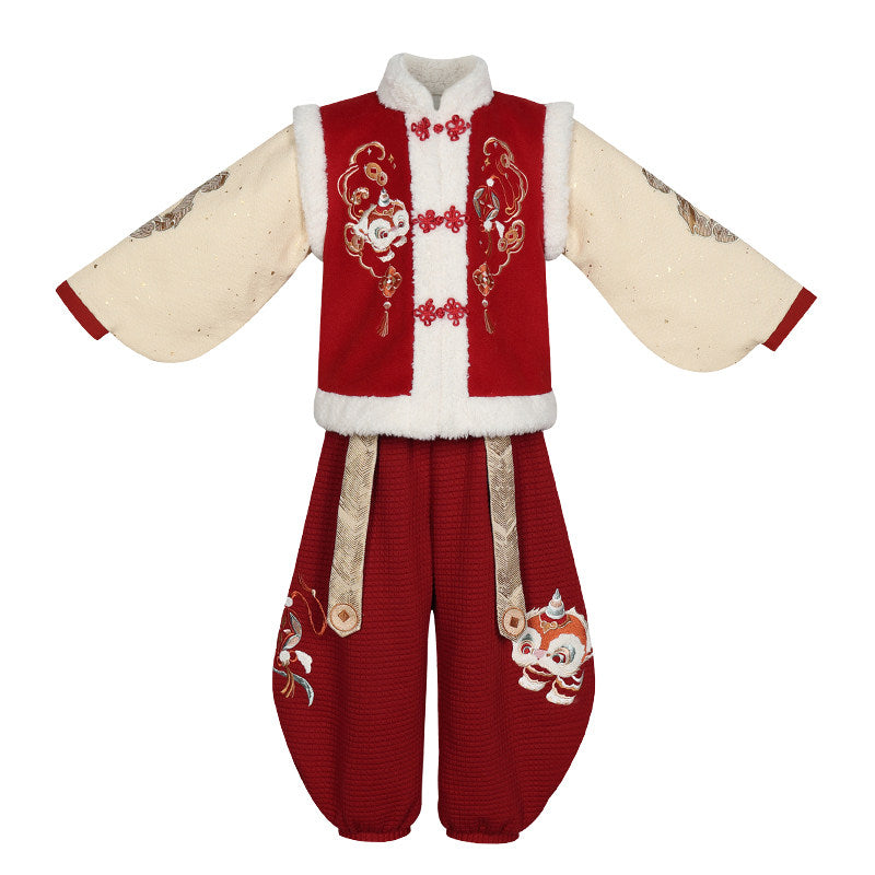 Honor of Kings Luban No.7 Lion Dance Boys Chinese Style Set