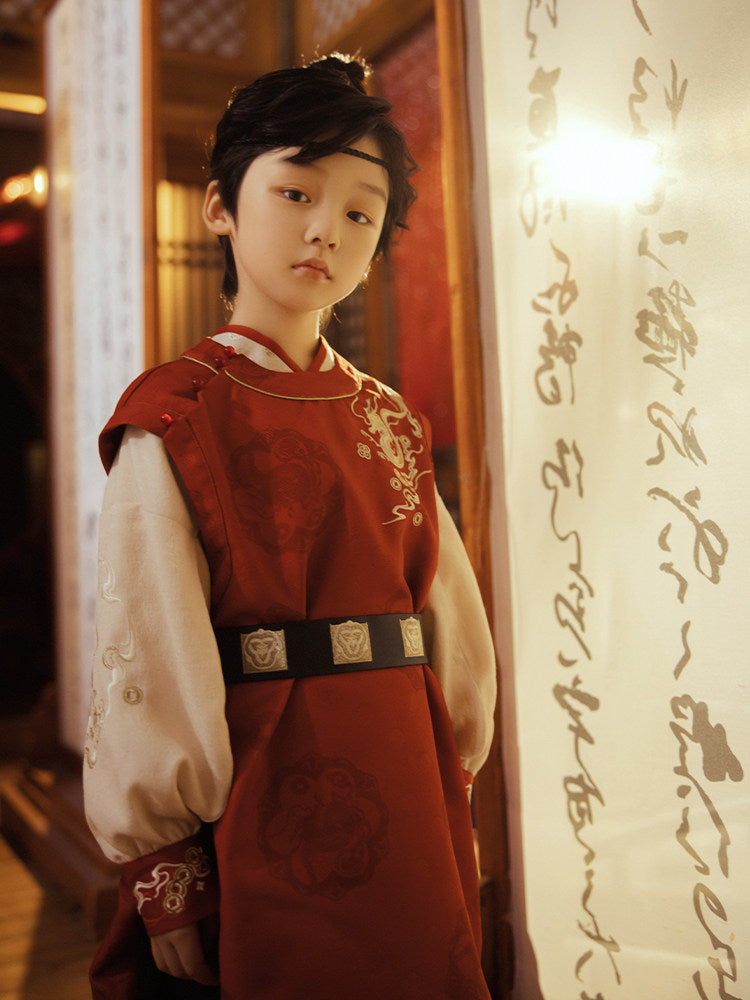 A Dream of Splendor x Xiao Jiao Long Boys Hanfu Set Secondary image