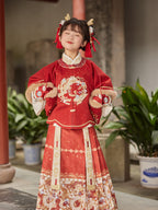 中国新年舞龙汉服 - 冬季儿童农历新年套装