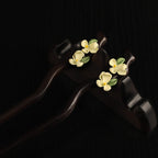 Handmade Ebony Wood Jasmine Hairpin & Gardenia Hair Comb