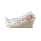 Little Fox Embroidered Winter Hanfu Shoes | Warm Plush Arch
