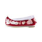 Little Fox Embroidered Winter Hanfu Shoes | Warm Plush Arch