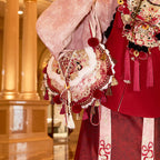 Chinese New Year Snake Embroidery Backpack & Crossbody Bag