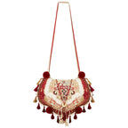 Chinese New Year Snake Embroidery Backpack & Crossbody Bag